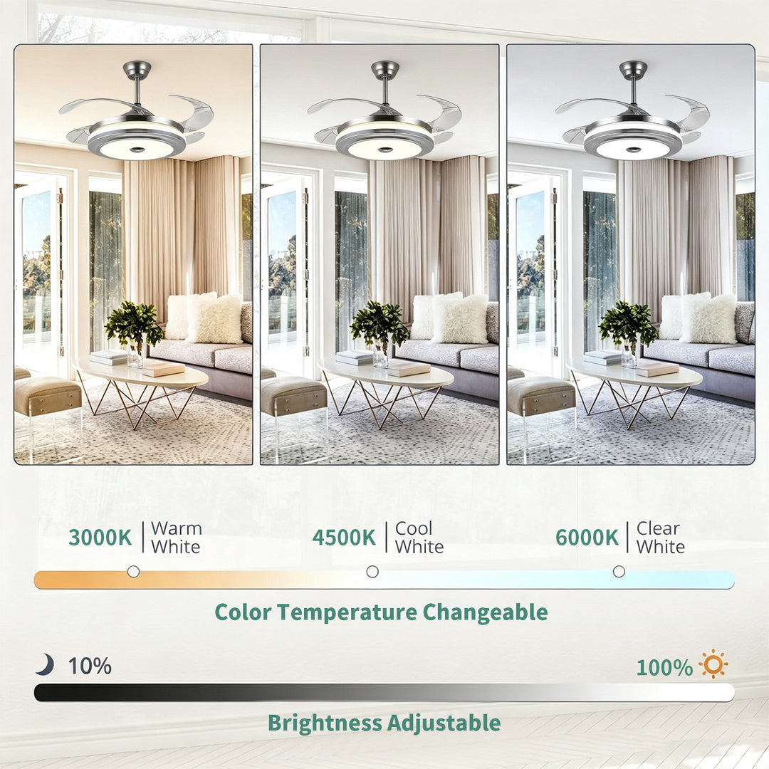 Modern ceiling fan light