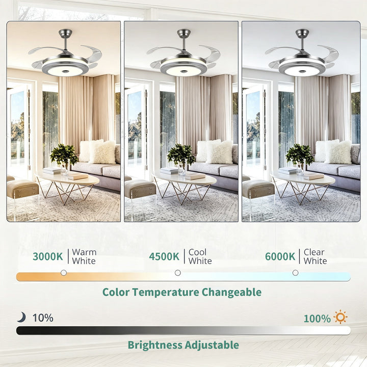 Modern ceiling fan light