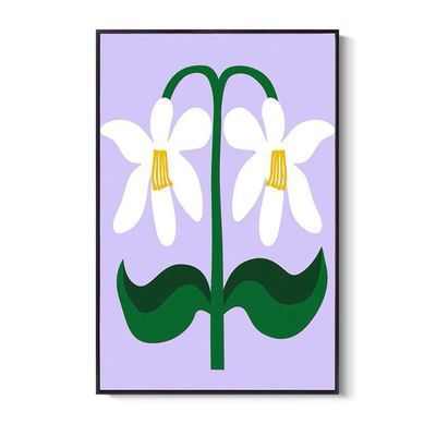 Chic Modern Floral Wall Art