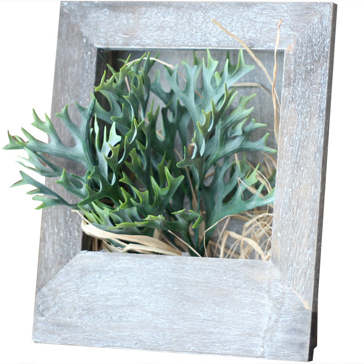 Frame made of solid wood