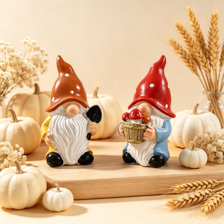 Whimsical Garden Gnome Figurine