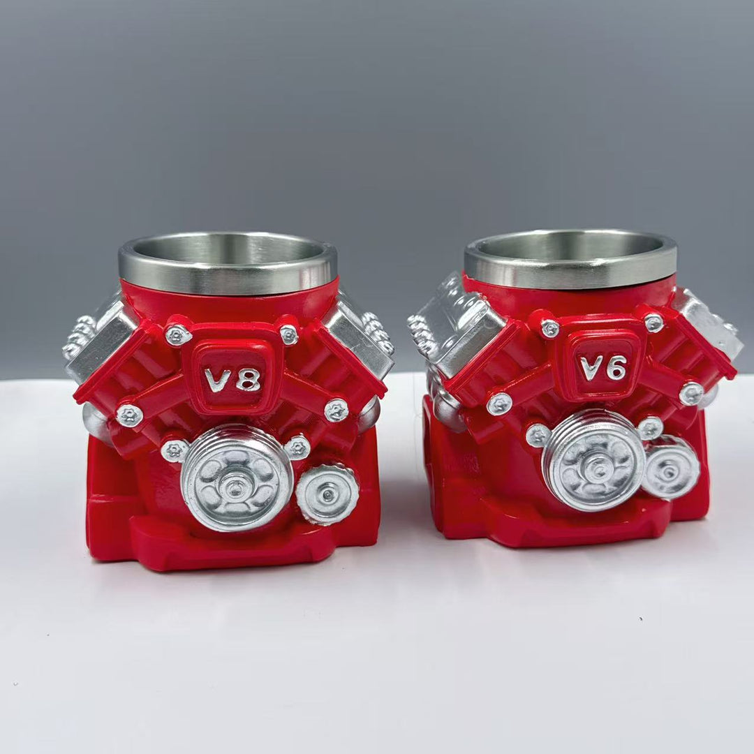 Mug in V6 Engine Design