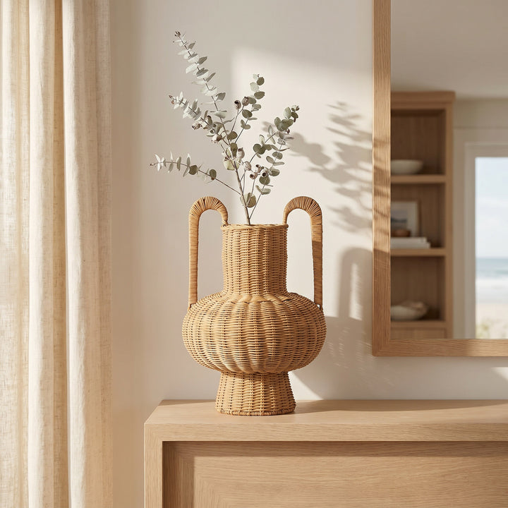 Handcrafted decorative vase with modern design