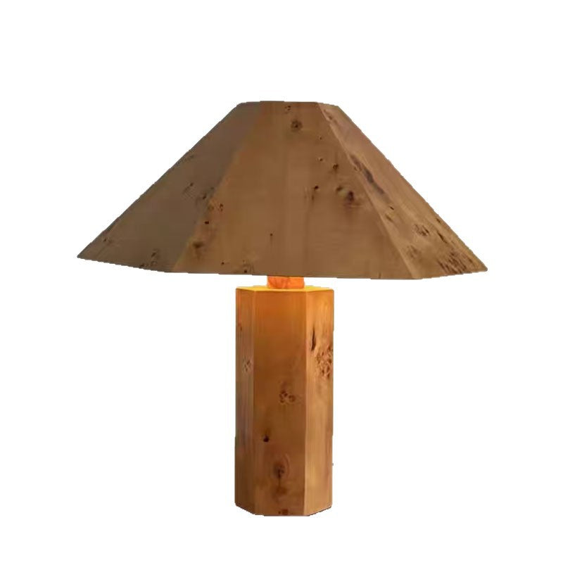 Modern wooden table lamp
