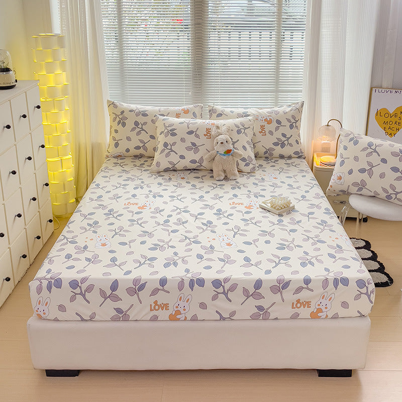 Premium Flannel Plaid Bed Linen Set