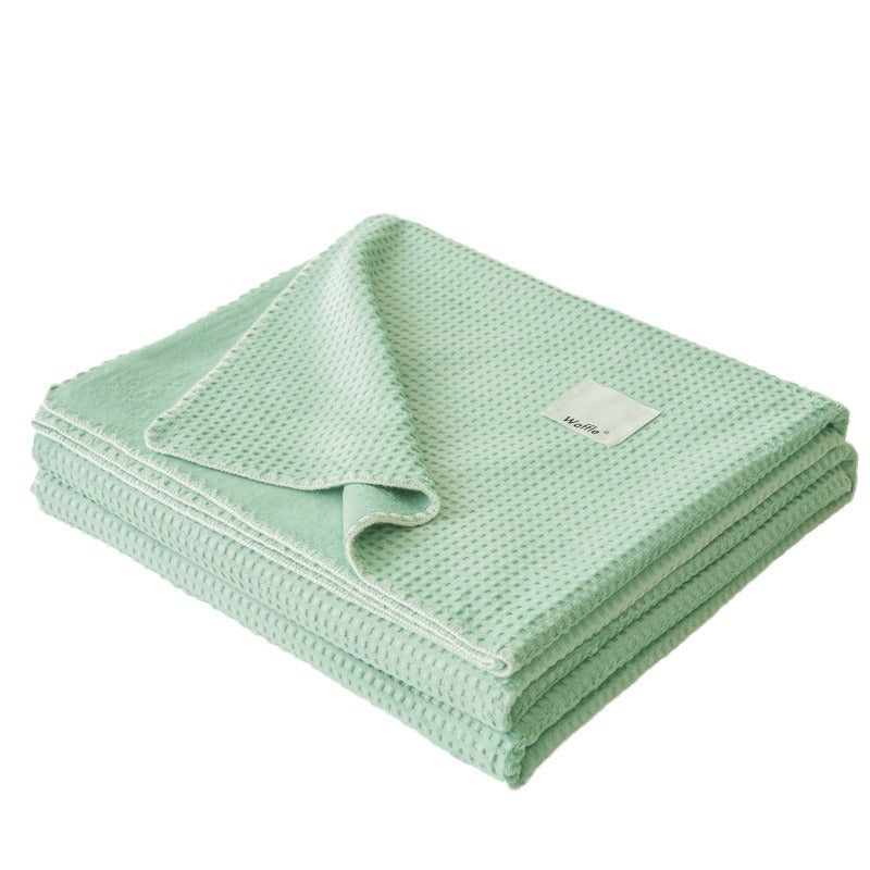 Soft Waffle-Weave Throw Blanket Avarnia