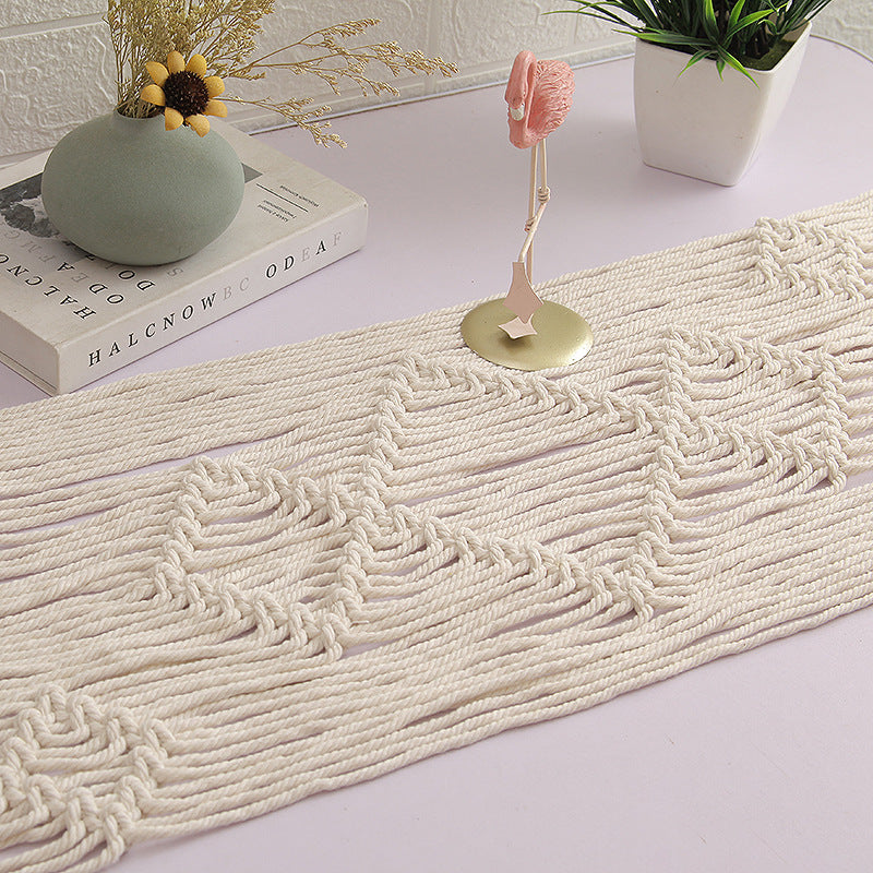 Bohemian Woven Macrame Table Runner