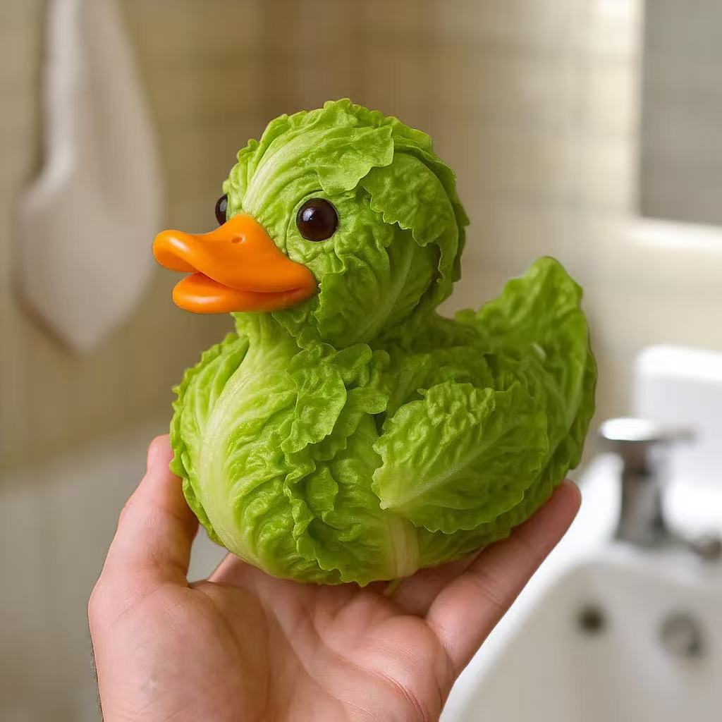 Funny Decor Rubber Duck with Sprinkles