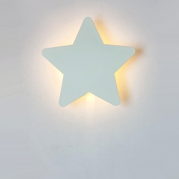 Cloud-shaped LED wall lamp
