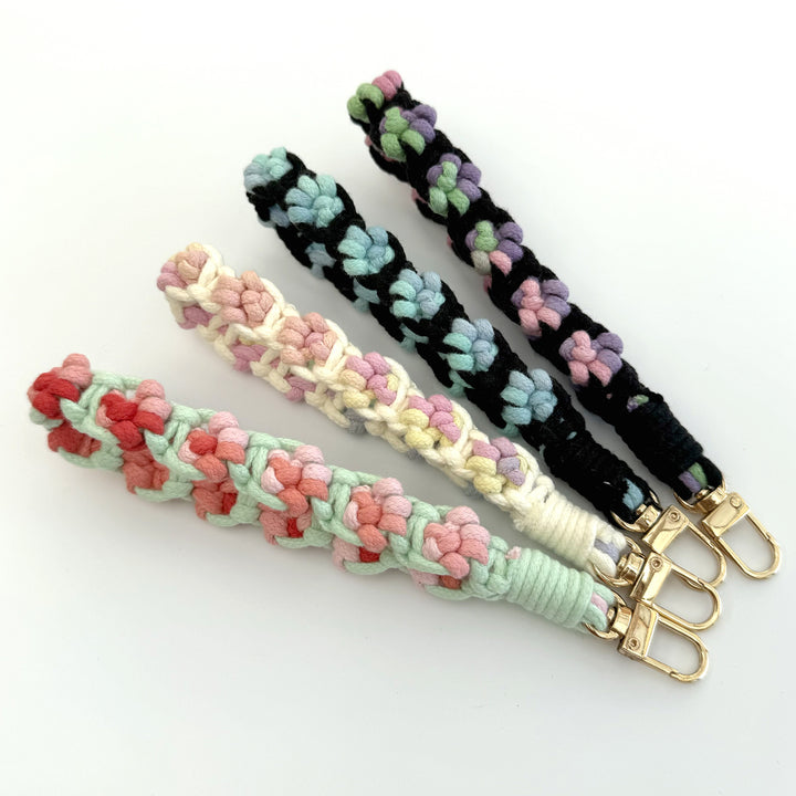 Handcrafted Macrame Keychain Holder