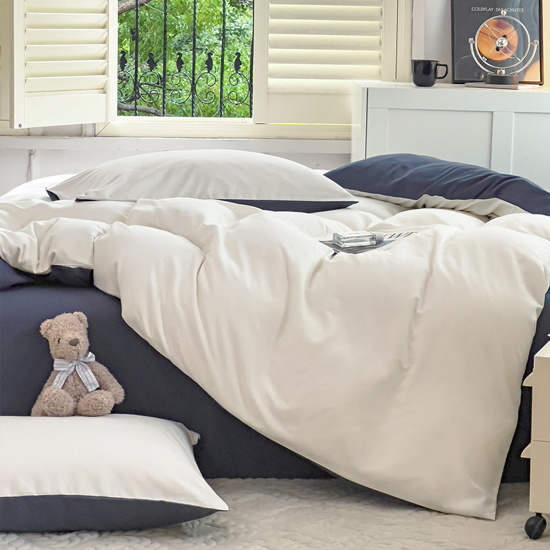 Lightweight Breathable Cotton Duvet Cover Set