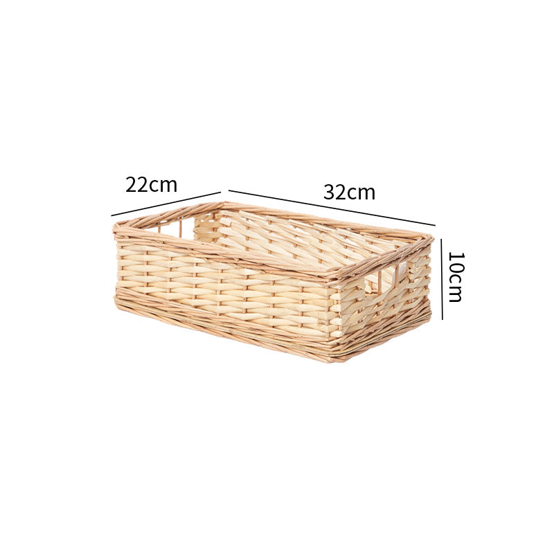 Handcrafted Natural Woven Storage Tray