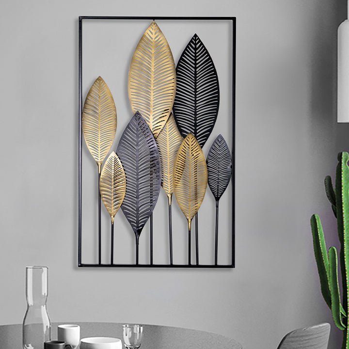 Artistic Metal Leaf Wall Sculpture