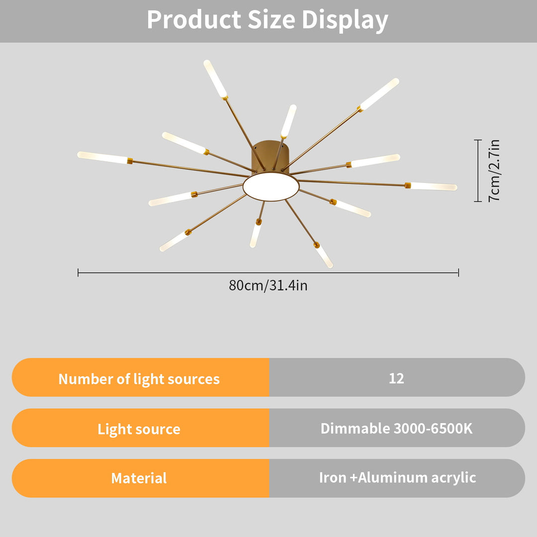 More Modern Minimalist Chandelier