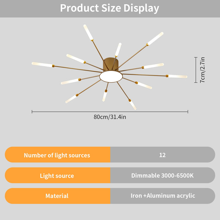 More Modern Minimalist Chandelier