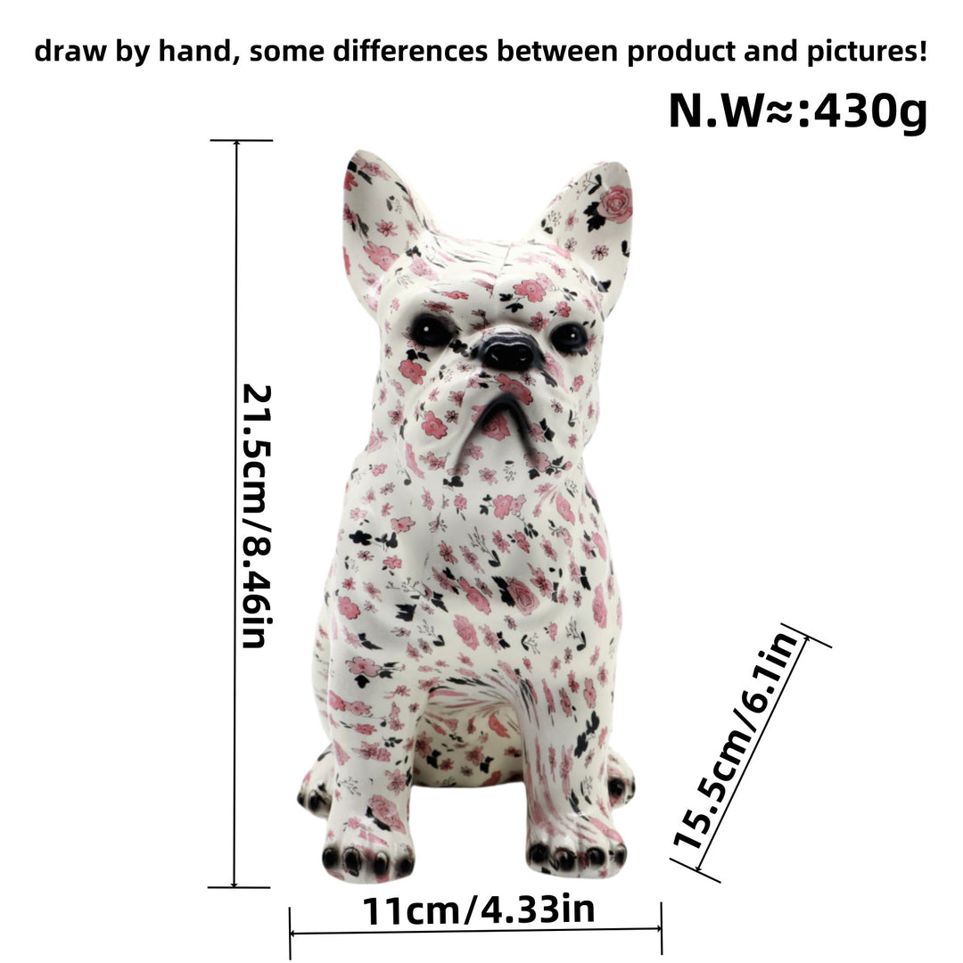 Artistically designed bulldog figure