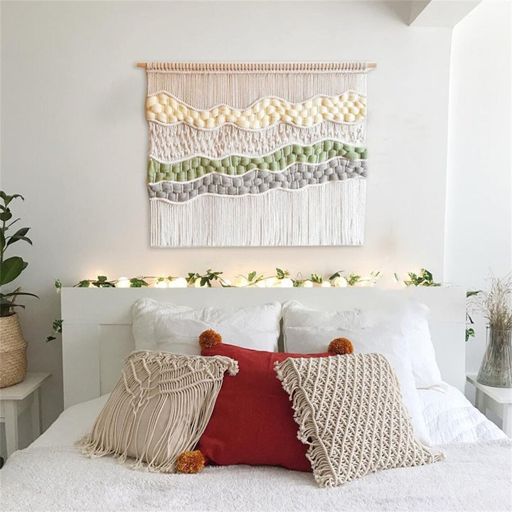 Woven Macrame Wall Tapestry