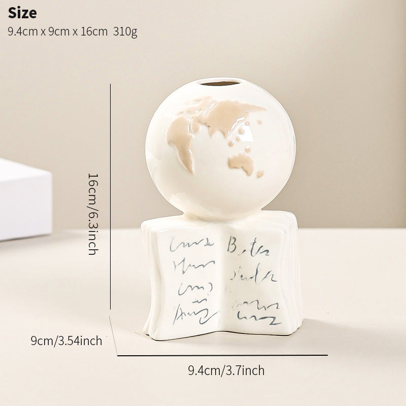 Elegant Ceramic Globe Bank