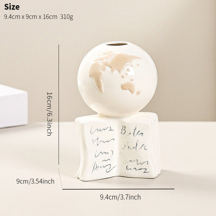 Elegant Ceramic Globe Bank