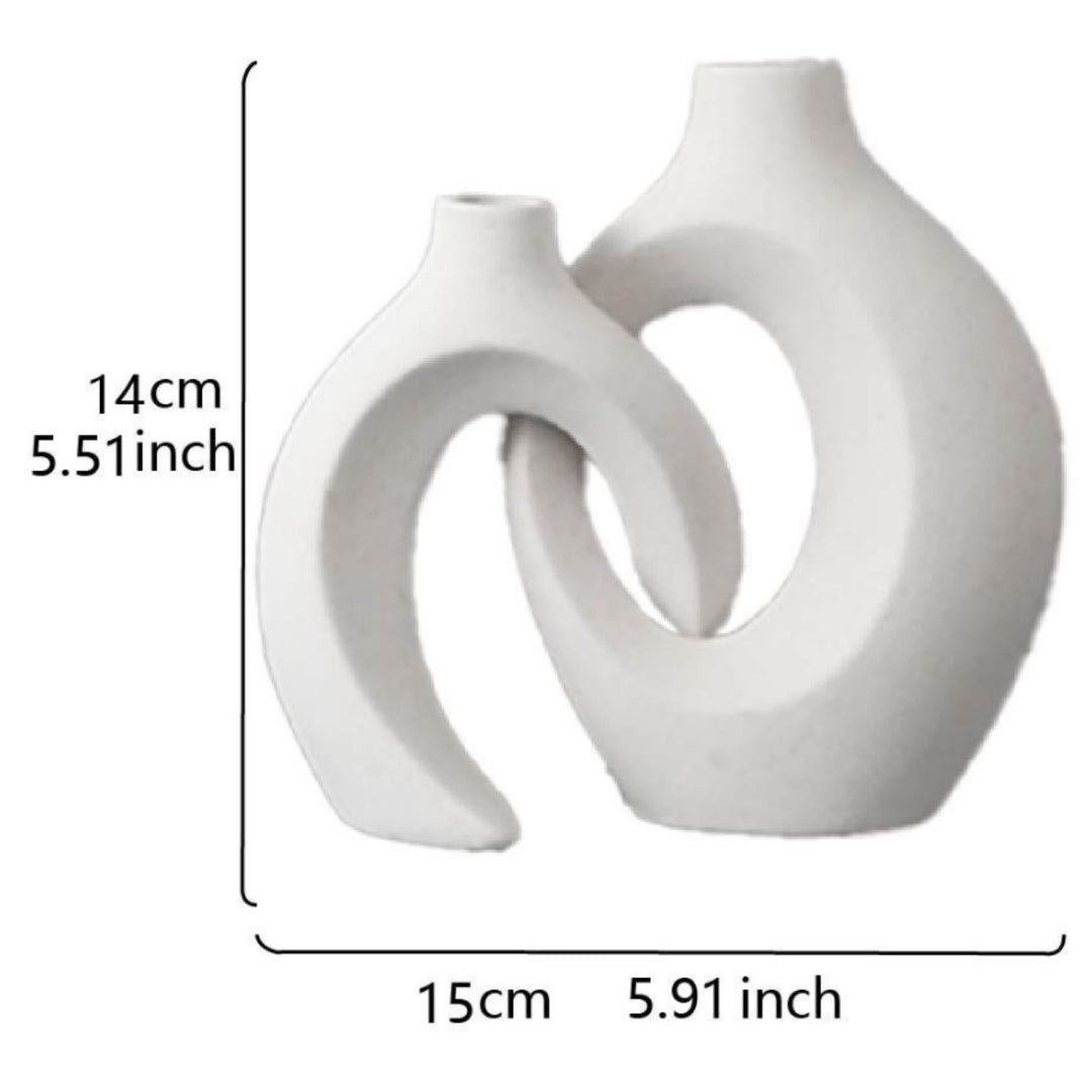 Artistic Abstract Vase Set
