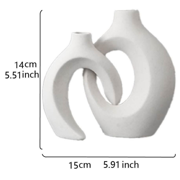 Artistic Abstract Vase Set