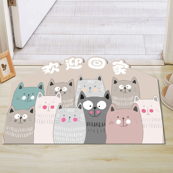 Cute Cartoon Dog Welcome Mat