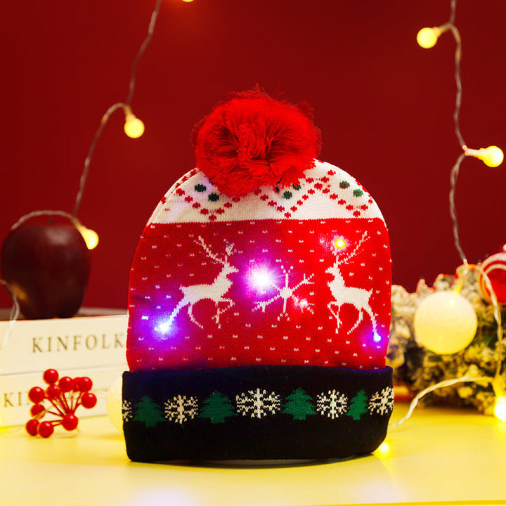 Funny Christmas hat with LED lights