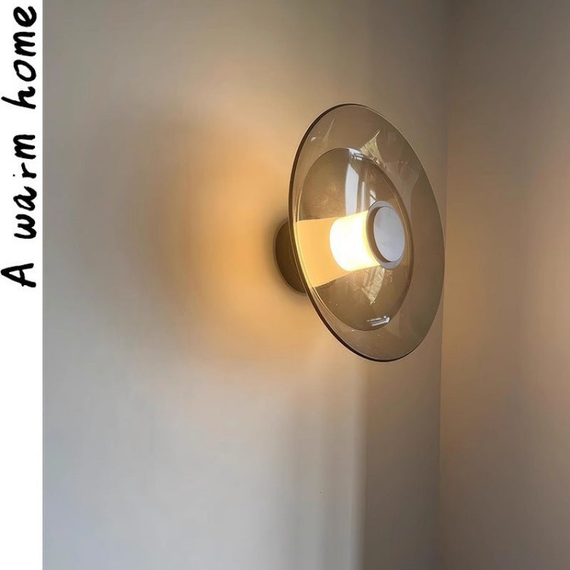 Contemporary glass wall lamp