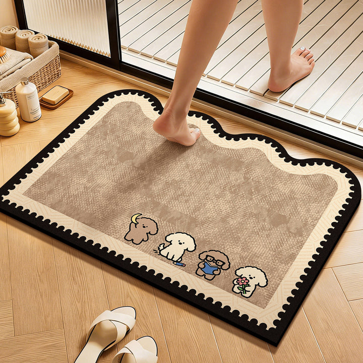 WoCute Cartoon Bath Mat