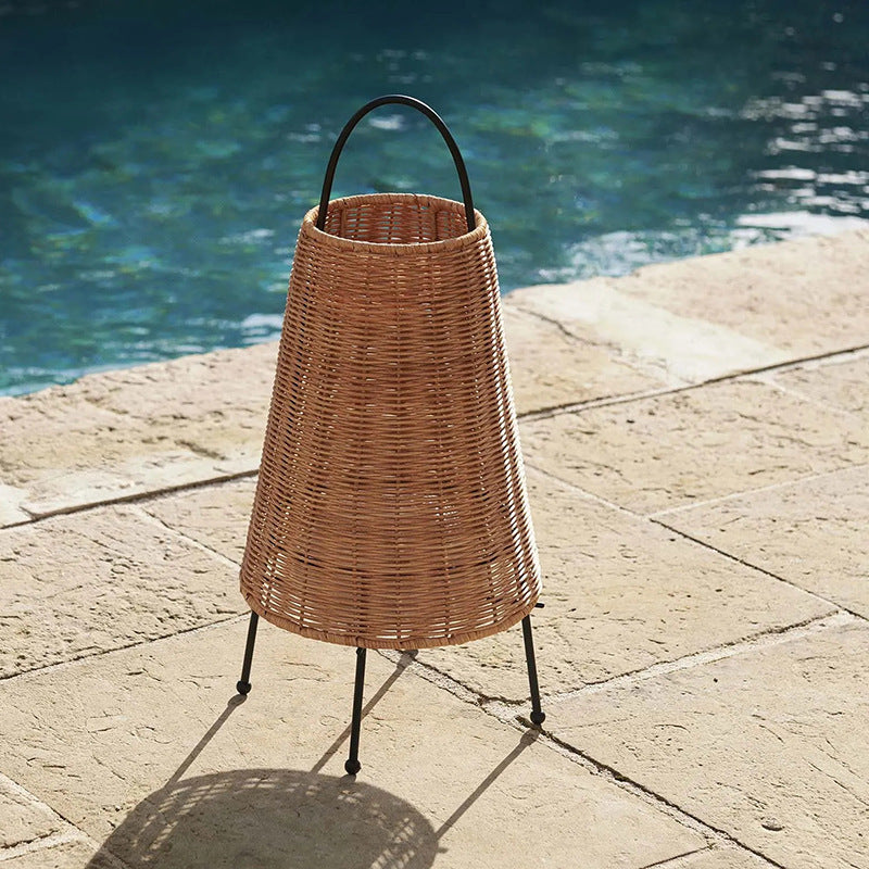 Portable Rattan Lantern