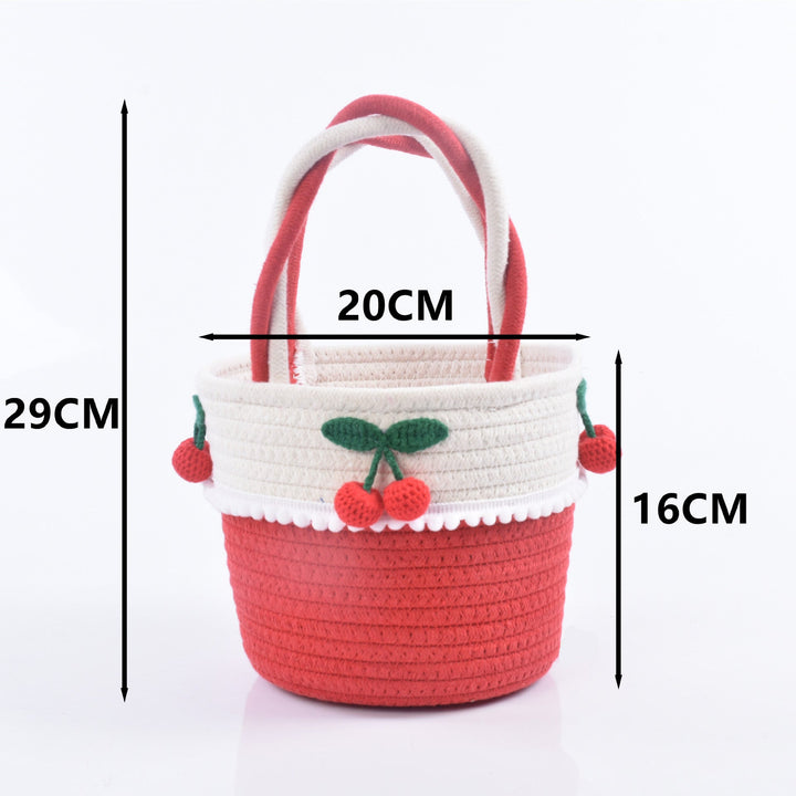 Handmade basket bag