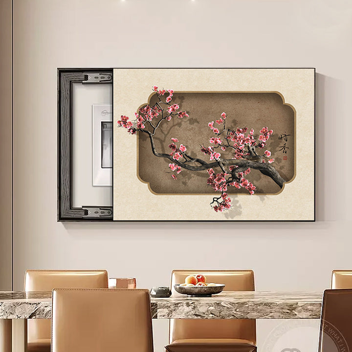Elegant Framed Floral Blossom Art Print