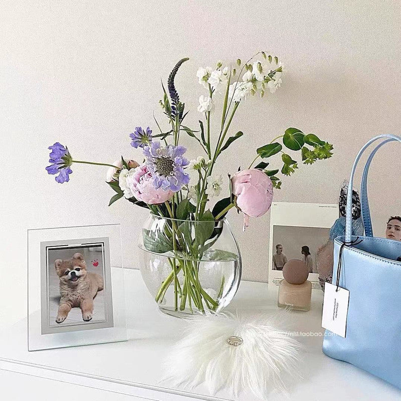 Elegant Glass Floral Display