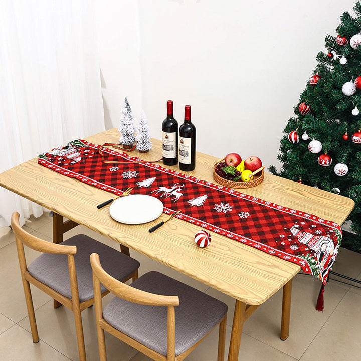 Festive tablecloth with Christmas motif