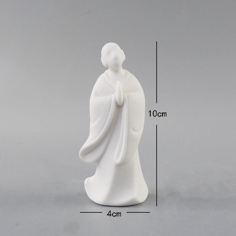 Decorative porcelain figurine