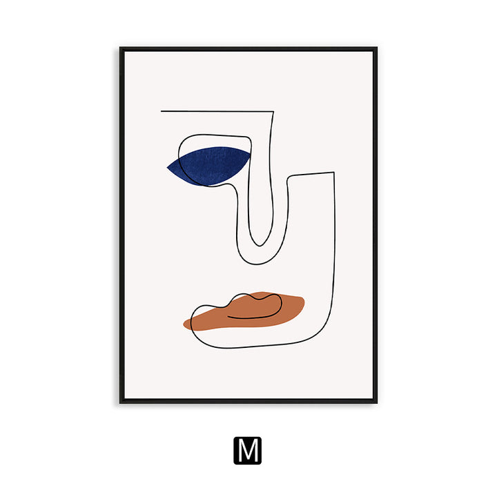 Abstract Line Art Canvas Print 1790072945