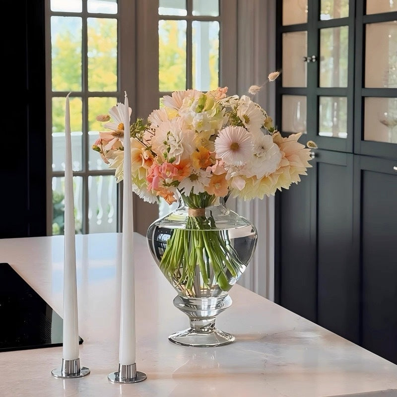 Vintage-inspired Stemmed Glass Goblet
