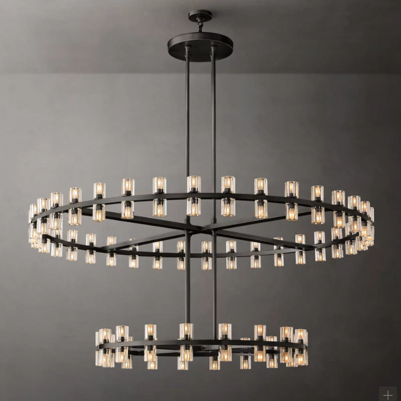 Modern Crystal Circle Light