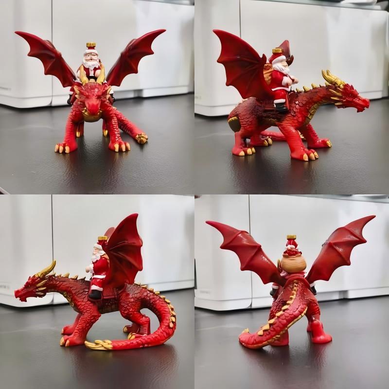 Fantastic Christmas figure in dragon design