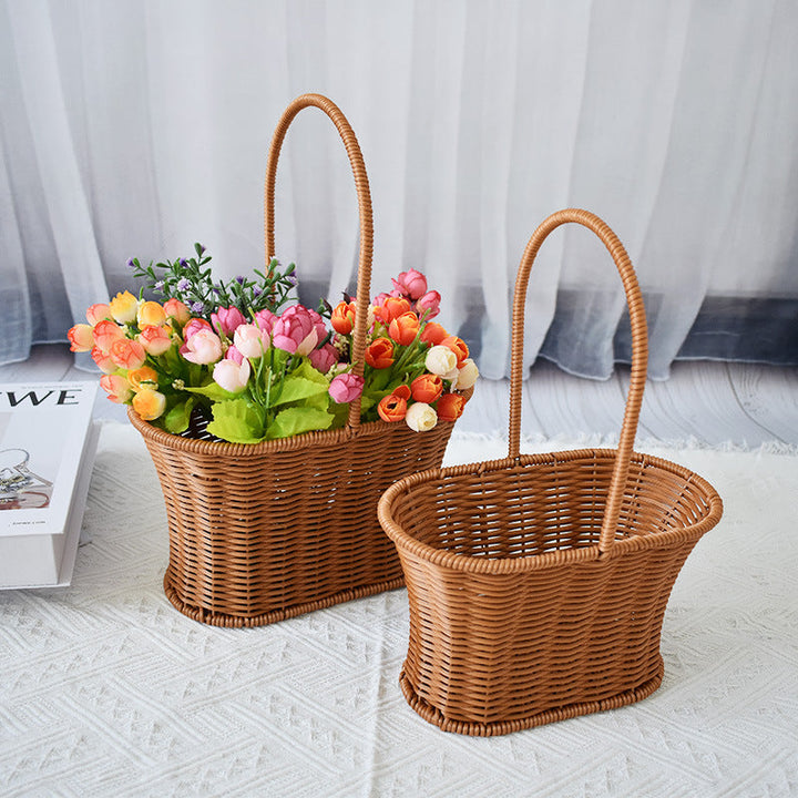 Handcrafted Natural Woven Storage Baskets