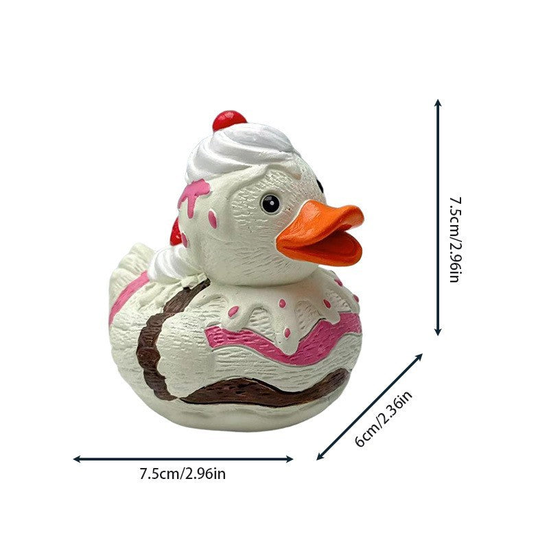 Funny Decor Rubber Duck with Sprinkles