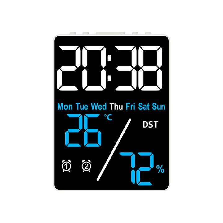 Digital Multifunction Alarm Clock with Hygrometer and Temperature Display