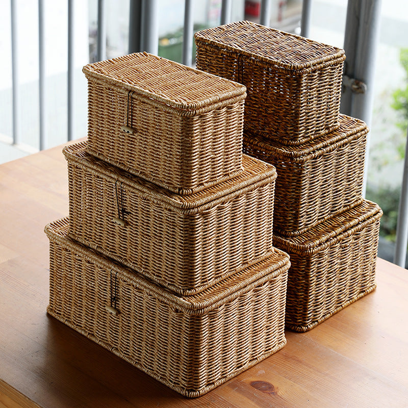 Handcrafted Basket Storage Chest
