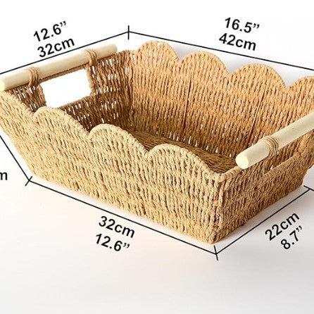Handcrafted Woven Storage Bins
