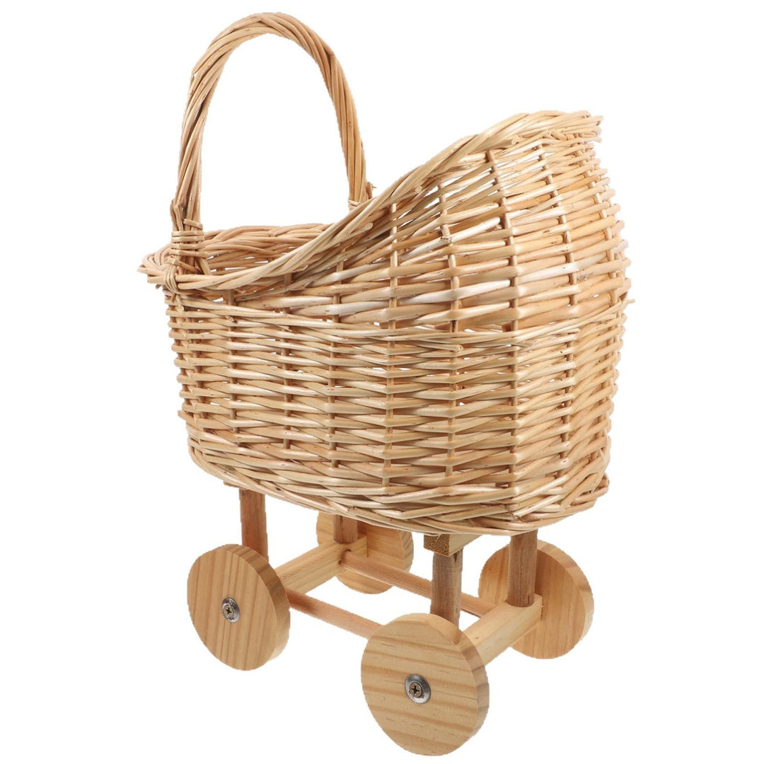 Playful Flower Basket On Wheels