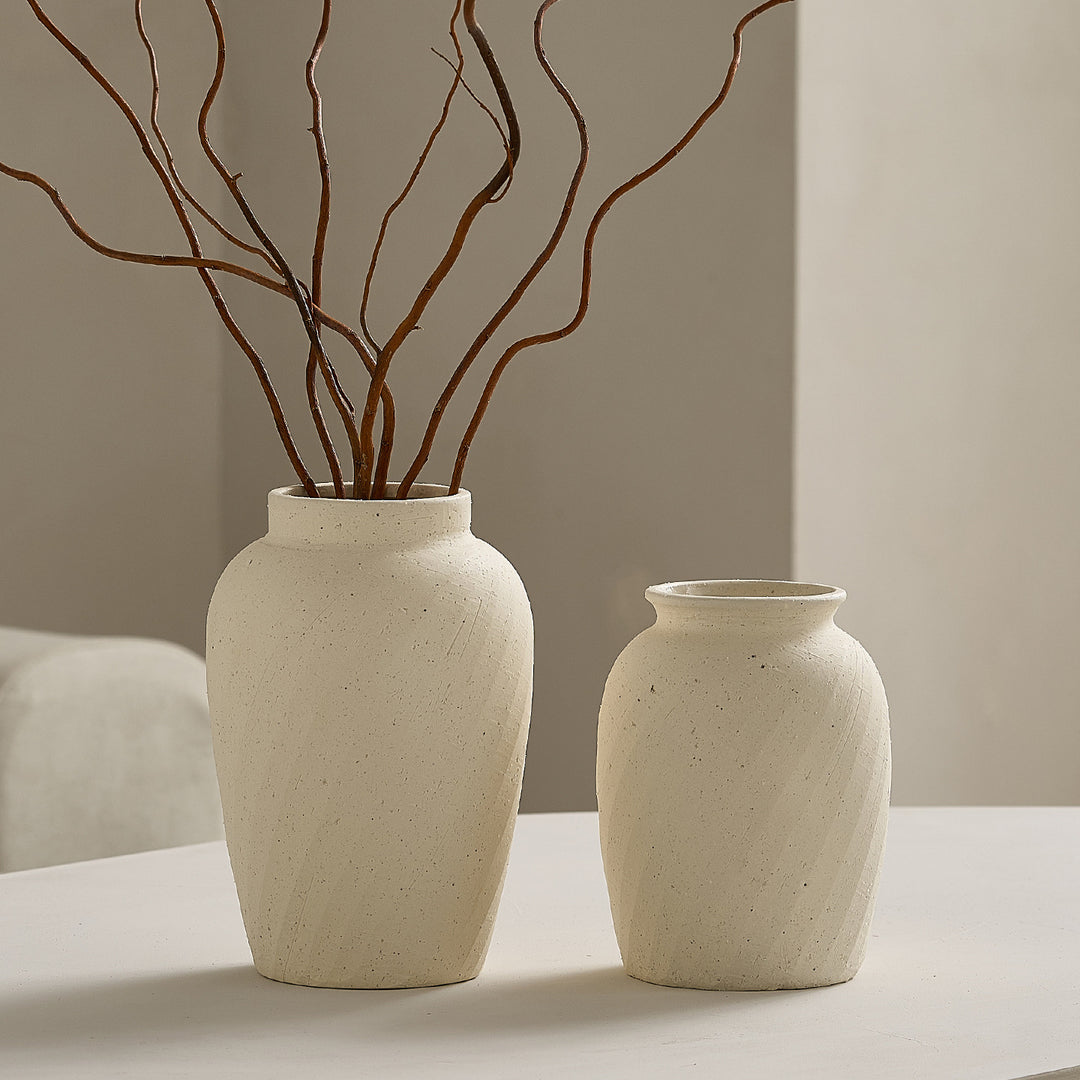 Elegant and modern ceramic vase