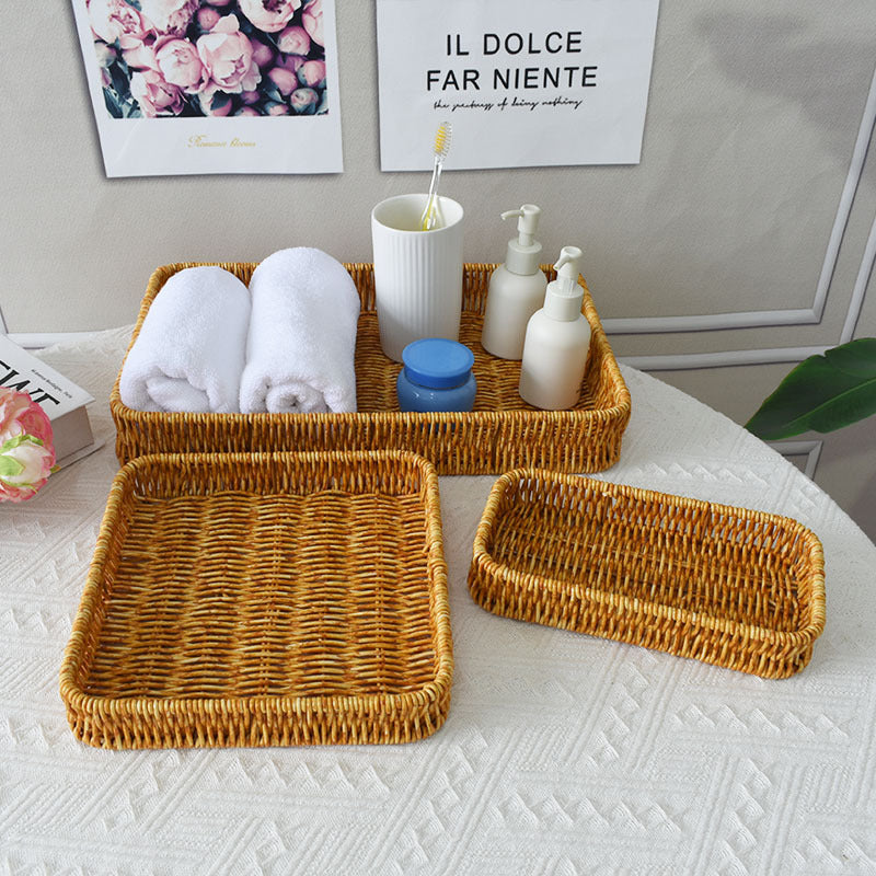 Elegant Handwoven Serving Tray