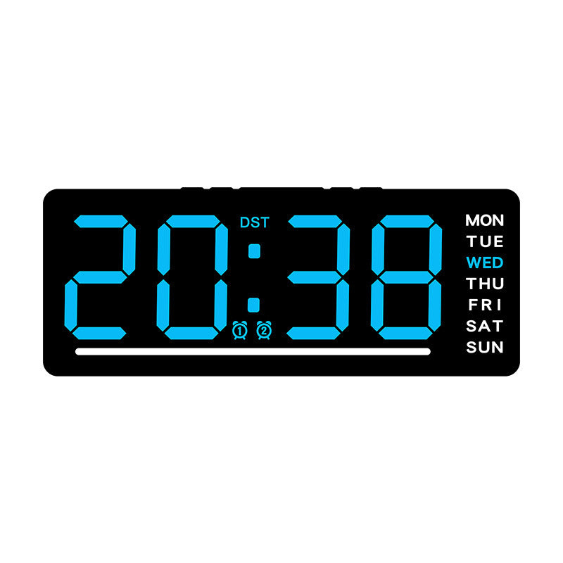 Digital LED Alarm Clock with Large, Clear Display and Multiple Alarm Functions
