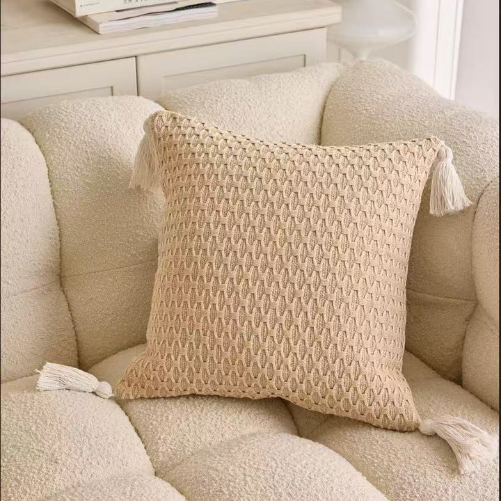 Textured Knit Cushion
