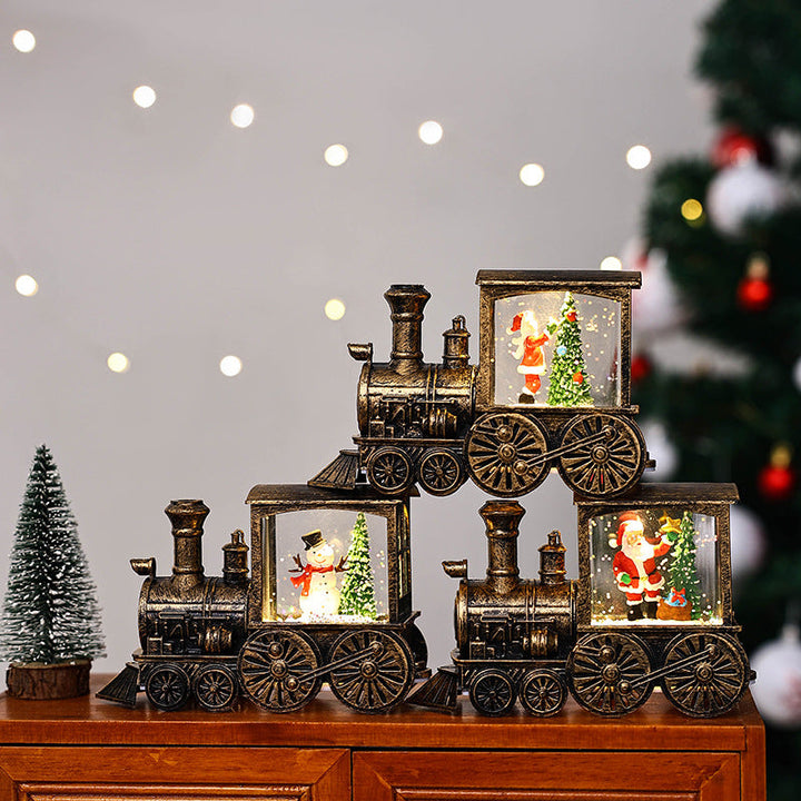 Decorative Snowball Locomotive